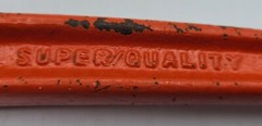 Vintage Great Neck 13&rdquo; Pipe Tool Monkey Wrench PW14 Forged Steel Heavy Duty READ
