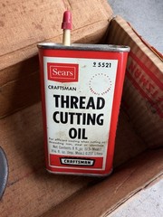 Vintage Sears Craftsman Pipe Threading Set 3-Die Solid Ratchet #95396 🇺🇸