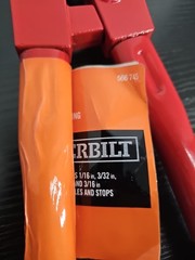 Everbilt 18 in. Swaging Tool 566 745 Swages 1/16&rdquo;, 3/32&rdquo;, 1/8&rdquo;, & 3/16&rdquo;