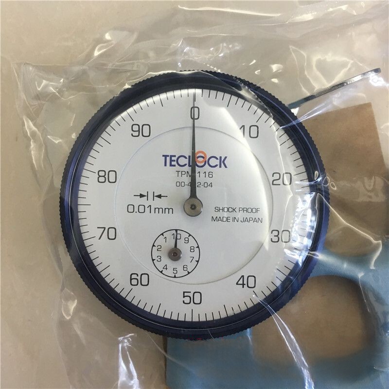 1PC TPM-116 thickness gauge pointer accuracy 0-10mm 0.01mm pipe thickness gauge