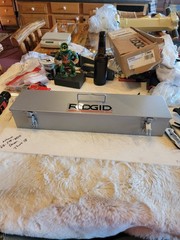 Ridgid 38605 19-5/8&Prime; x 4-9/16&Prime; x 3-3/16&Prime; Metal Carrying Case for 00-R Threader
