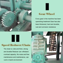 220V 2.2KW Electric Pipe Tube Bender 4/5-2-2/5&rdquo; Square 3/4-2-7/8&rdquo; Round Dies