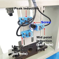 220V Hydraulic Arc Punching Machine/Half /Full Hole Metal Pipe Cutting Machine