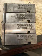 Ridgid 48245 5/8-11 UNC Universal HS RH Bolt Threader Die Set