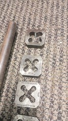Reed MFG CO Stock and Die Set 55&Prime; 38&Prime; 1 1/2&Prime; 3/4&Prime; 5/8&Prime;