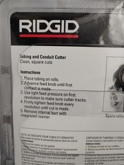 Ridgid 32920 model 15 Screw Feed Tubing Cutter, 3/16&Prime; To 1-1/8&Prime; Tube Cutter USA.