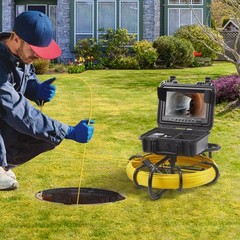 VEVOR 9&Prime; 50M Waterproof Drain Sewer Camera Endoscope Pipeline Inspection Camera