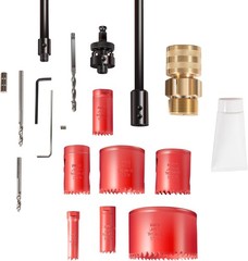 08350 DM3MECH Mechanical Hot Tapping Machine Kit for NPT w/Hole Saws and Arbor