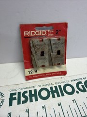 RIDGID 1 1/2&Prime; PIPE THREADER DIES 12-R