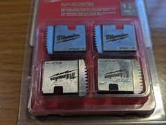 Milwaukee Model №: 48-36-1105. 1-1/2 in. (1.5&Prime;) ALLOY NPT Pipe Threading Dies