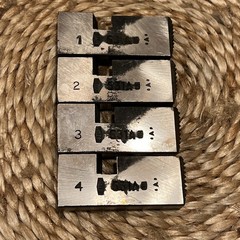 NOS OSTER Threading 3D Dies 1-1/4&rdquo; NPT Pipe (531A)(C1)