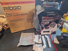 Ridgid K9-102+ 76193 FlexShaft&reg; Machine Sewer Snake Drain Cleaning Tool & Kit