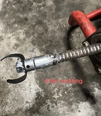 RIDGID 1/2&Prime; Drain Cable Repair End Bit For K-3800 & K-400 Cables MADE IN TEXAS