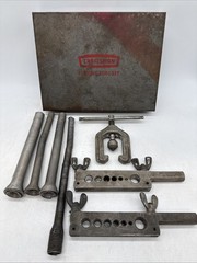 Craftsman Vintage Flaring Tool Set Bending Springs Flaring Bars/blocks Yoke