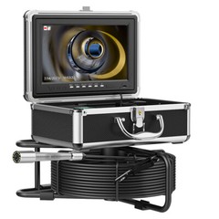 30M Sewer Drain Camera Pipe Inspection Camera 23MM 10inch 1080P DVR 16GB Card