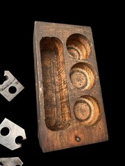 13pc Vintage Adjustable Pipe Threading Stock & Die Set Greenfield Mass. READ