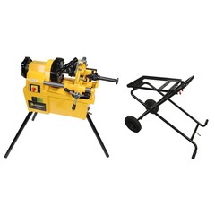 Steel Dragon Tools&reg; 7090 2&Prime; Pipe Threading Machine with Cart