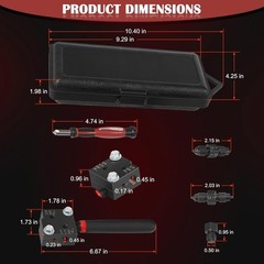 33260 Flaring Tool Kit for Creating Single/Double Flares on 3/16&Prime; & 1/4&Prime; Tubing