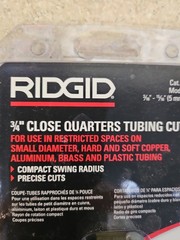 RIDGID 3/4&Prime; Close Quarters 3/16&Prime; to 15/16&Prime; Model 104 Tubing Cutter 32985 NEW 🔥