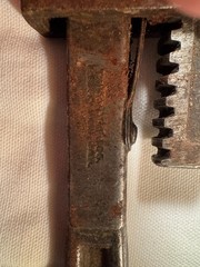 Drop Forged Steel Pipe Wrench Lot of Two #10 Used Needs Reconditioning Free S/H