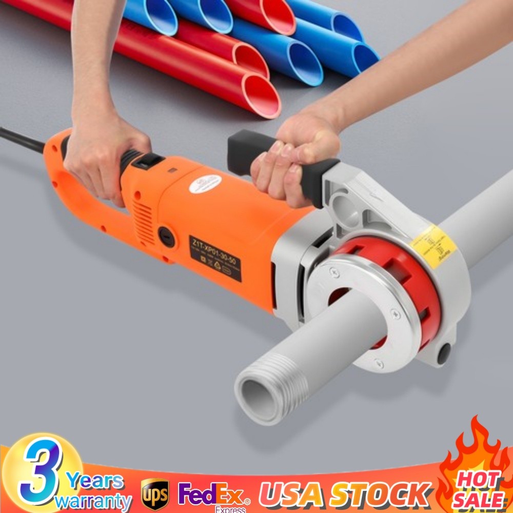 Handheld Electric Pipe Threader Threading Machine W/6 Pipe Cutter 1/2&Prime; &ndash; 2&Prime;