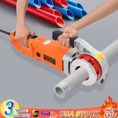 Handheld Electric Pipe Threader Threading Machine W/6 Pipe Cutter 1/2&Prime; &ndash; 2&Prime;
