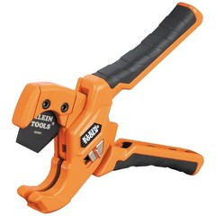Klein Tools 50043 PEX Pipe and Tubing Cutter, 1-Inch I.D. Cutting Orange