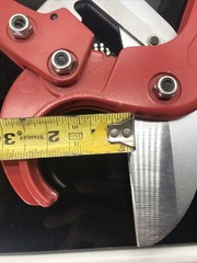 large pvc pipe cutter Aluminum 2.5&rdquo;Great Shape And Blade 17&rdquo; Long