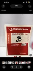 Rothenberger Supermatic 2000-22A Pipe Threader Cart