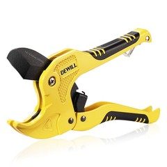DEWILL Ratchet-type Pipe and PVC Cutter, One-hand Fast Cutting Tool,&hellip;