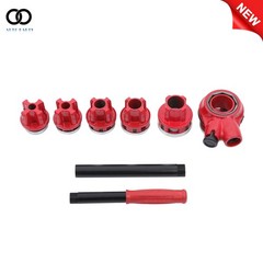 6 Dies Manual Pipe Threader Ratchet Kit 1/4&Prime; NPT to 1-1/4&Prime; NPT Threading Tool