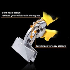 Hand Seamers Sheet Metal Tools Offset 3Inch Curved Jaw Bender Bending Pliers