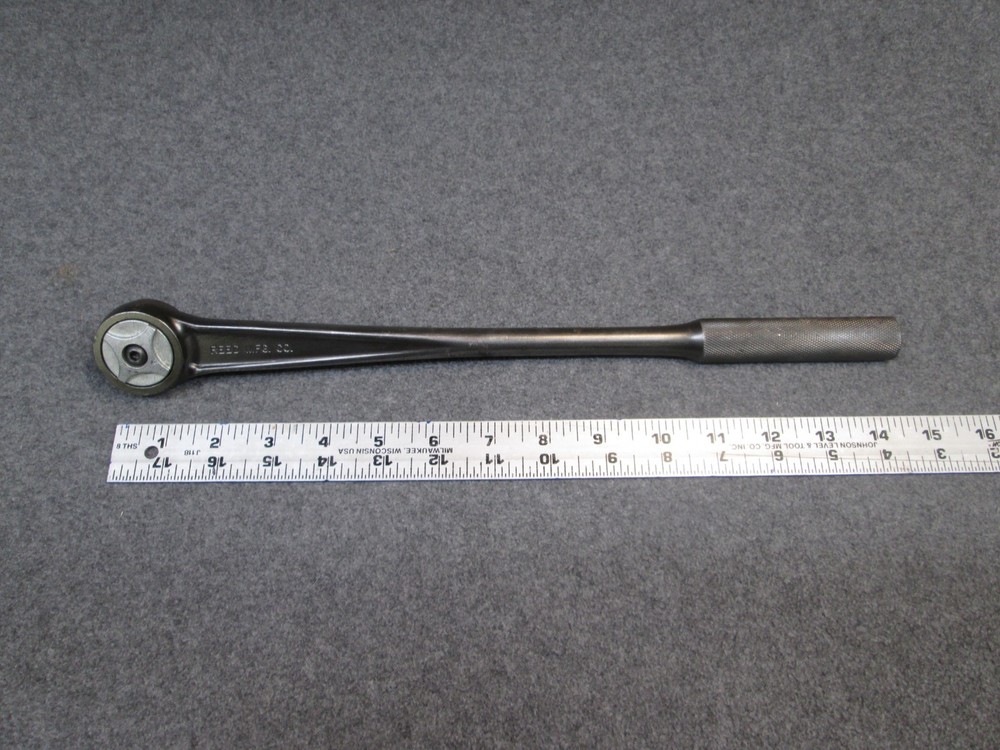 Reed Mfg Co 1/2 Rachet &ndash; Extended Handle &ndash; Fine Tooth