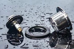 VATTNO Tub Drain Kit 1-7/8&Prime; Bathtub Strainer for American Chrome