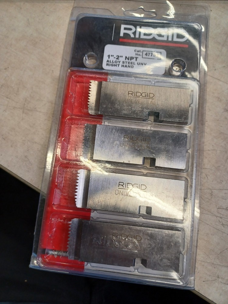 Ridgid 47750 Pipe Dies 1&Prime; to 2&Prime; 11-1/2 NPT Universal Die Heads RH