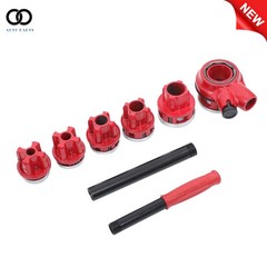 6 Dies Manual Pipe Threader Ratchet Kit 1/4&Prime; NPT to 1-1/4&Prime; NPT Threading Tool