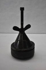 Cast Iron Test Plug w Wing Nut Steel Toe Drain Piping Neoprene Rubber Gasket