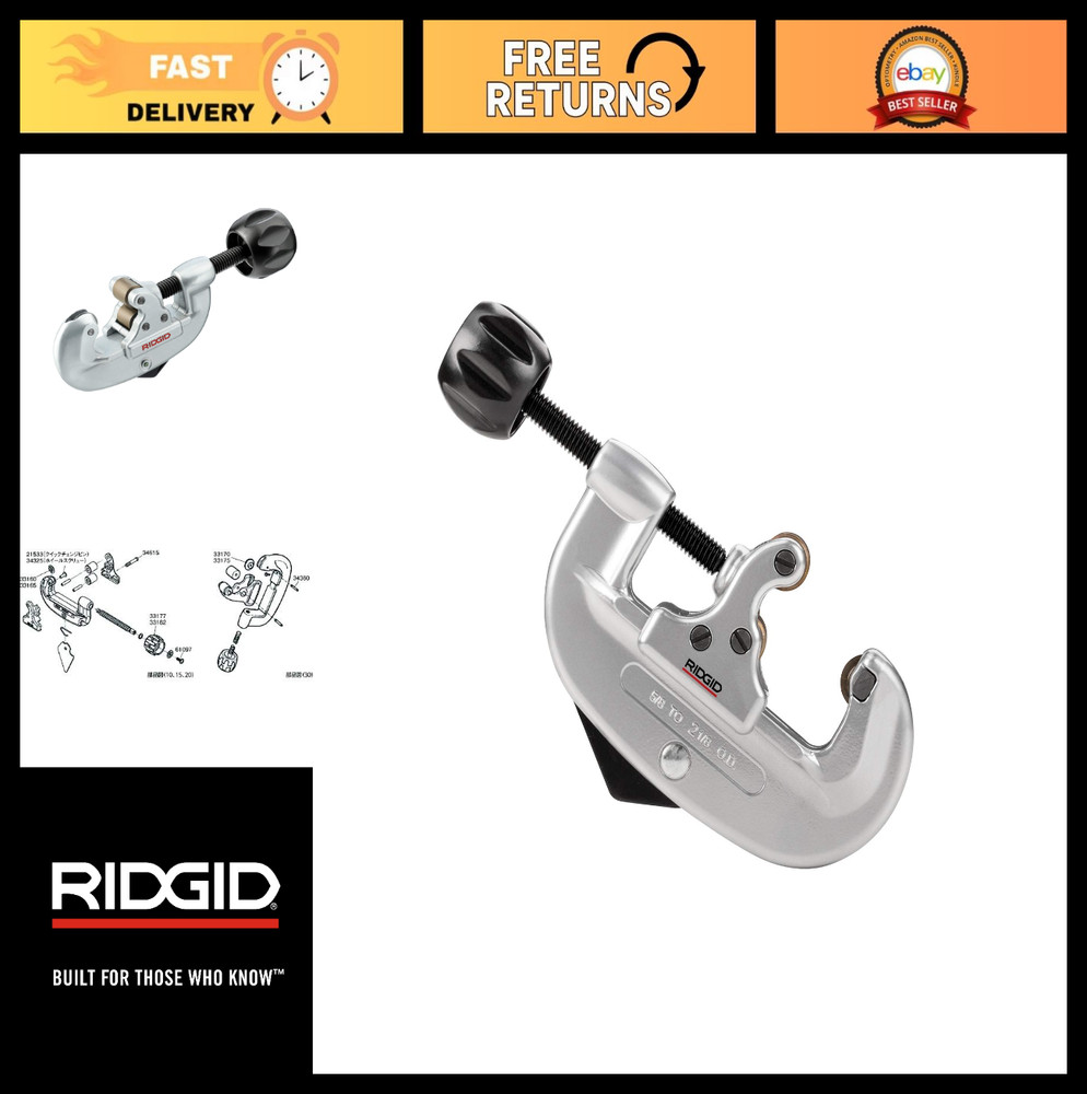 Heavy-Duty Screw Feed Tubing Cutter, 5/8&Prime; to 2-1/8&Prime; Pipe Cutter Tool