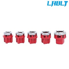 LABLT 6-Piece Set Of NPT 1/4&Prime; to 1-1/4&Prime; Manual Ratchet Pipe Thread Pipe Reel