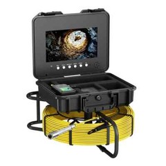 Sewer Camera 50m/164ft Pipe Inspection Camera with Meter Counter 10inch Monitor