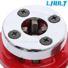 LABLT 6-Piece Set Of NPT 1/4&Prime; to 1-1/4&Prime; Manual Ratchet Pipe Thread Pipe Reel