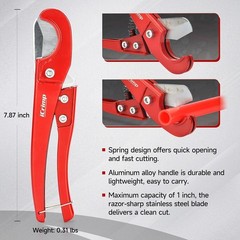 IWISS F1807 PEX Crimping Tool Set &ndash; 1/2&3/4-Inch for Tight Spaces