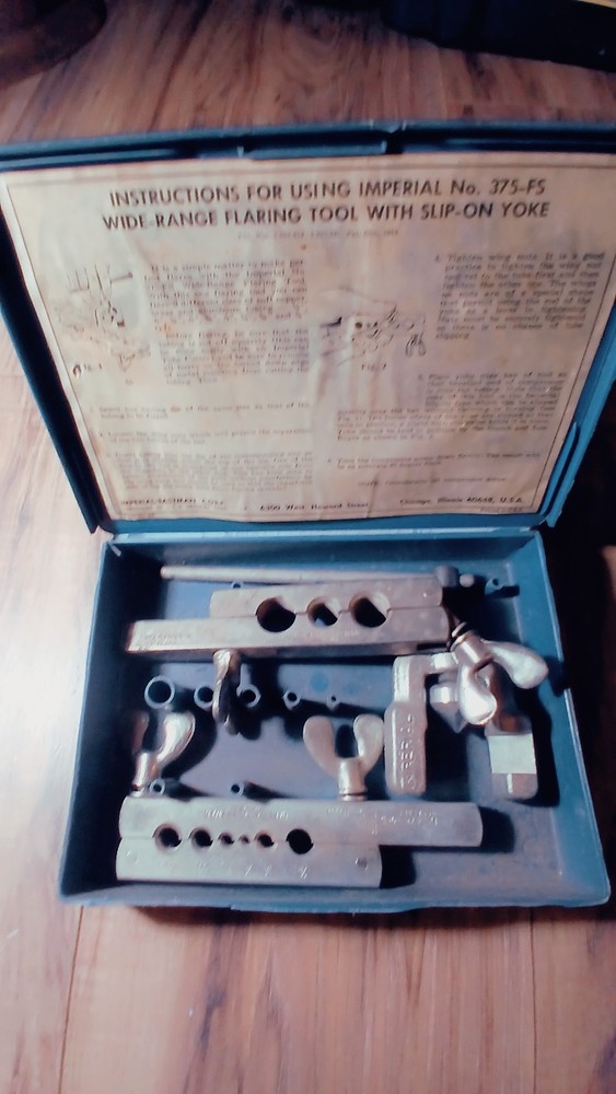 Imperial Eastman Tubing Tool Kit Flaring Cutting Bending Set As Pictured Hdx16