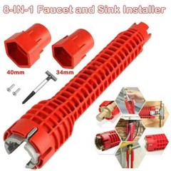 8 in 1 Faucet and Sink Installer Multi Tool Plumbing Repair Removal Tool