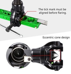 Flaring Tools For 1/4in 3/4in Hvac Single Flare 45 Degree Eccentric Cone Type Fl