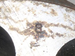 USED 2-7/8-8 IN INCH NPT HEX CARBON STEEL RE-THREADING TAPERED DIE