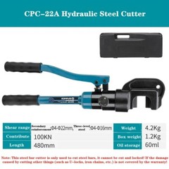 4-22mm Hydraulic Scissors For Cutting Threaded Quick Hydraulic Steel Bar Shear