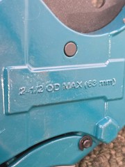 Libraton Heavy-Duty PVC PEX Pipe Cutter Ratchet-Style 2-1/2 inch OD Max (63mm)