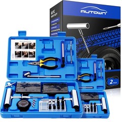 HeavyDuty Tire Repair Kit 68 Pcs for Car Motorcycle ATV Truck Tractor