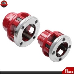 Threading/Pipe & Bolt Die Head Manual Complete w/Dies, 1-1/4&Prime; &1&Prime; NPT 12-R RH